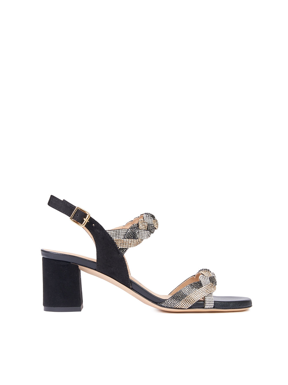 Sandalo PASQUINI Treccia strass
Nero