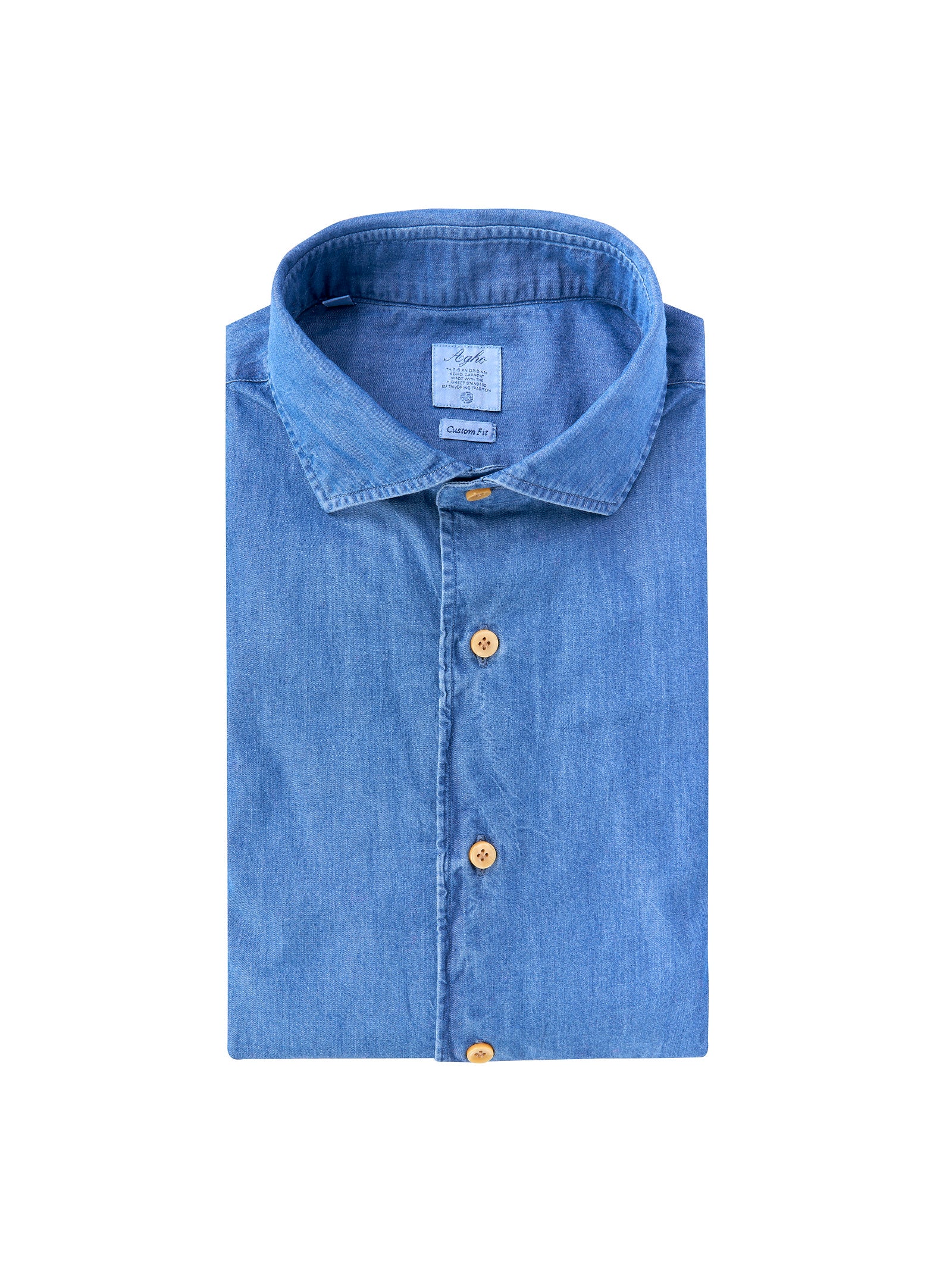 Camicia AGHO Collo francese fantasia quadri
Denim