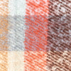 Sciarpa HINDUSTRIE Frangia fantasia quadri
Marrone/arancio
