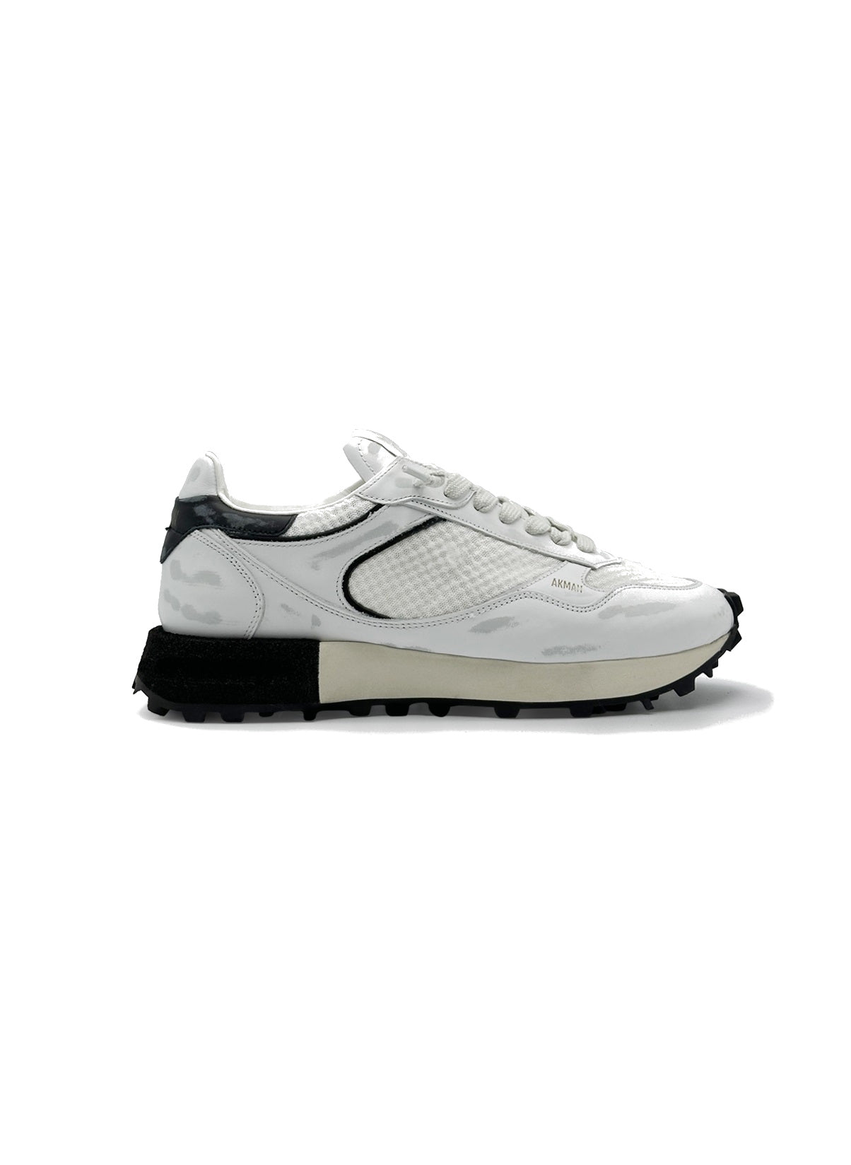 Sneaker AKMAN Bimateriale used
Bianco