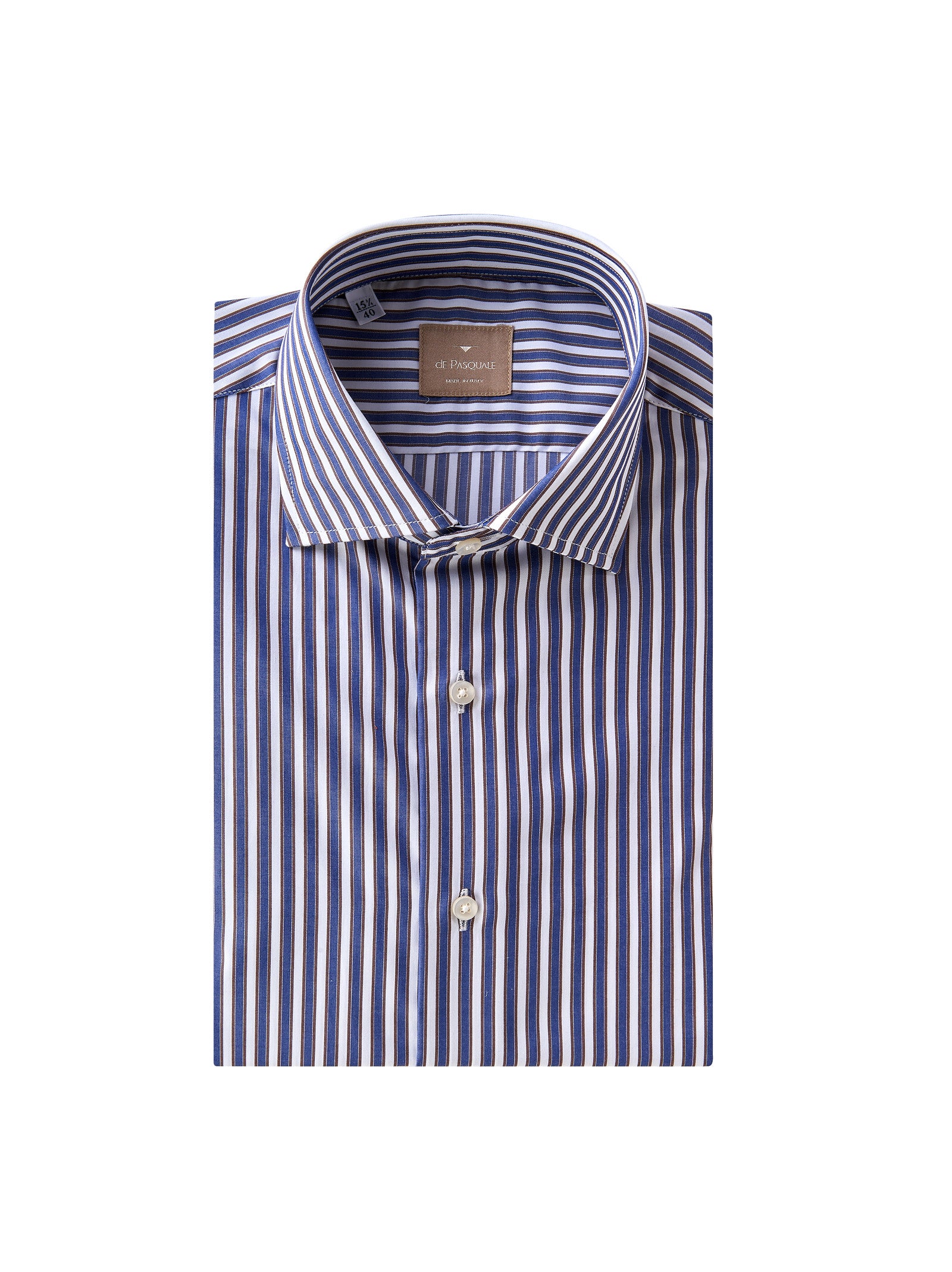 Camicia DE PASQUALE Collo francese
Blu/t.moro