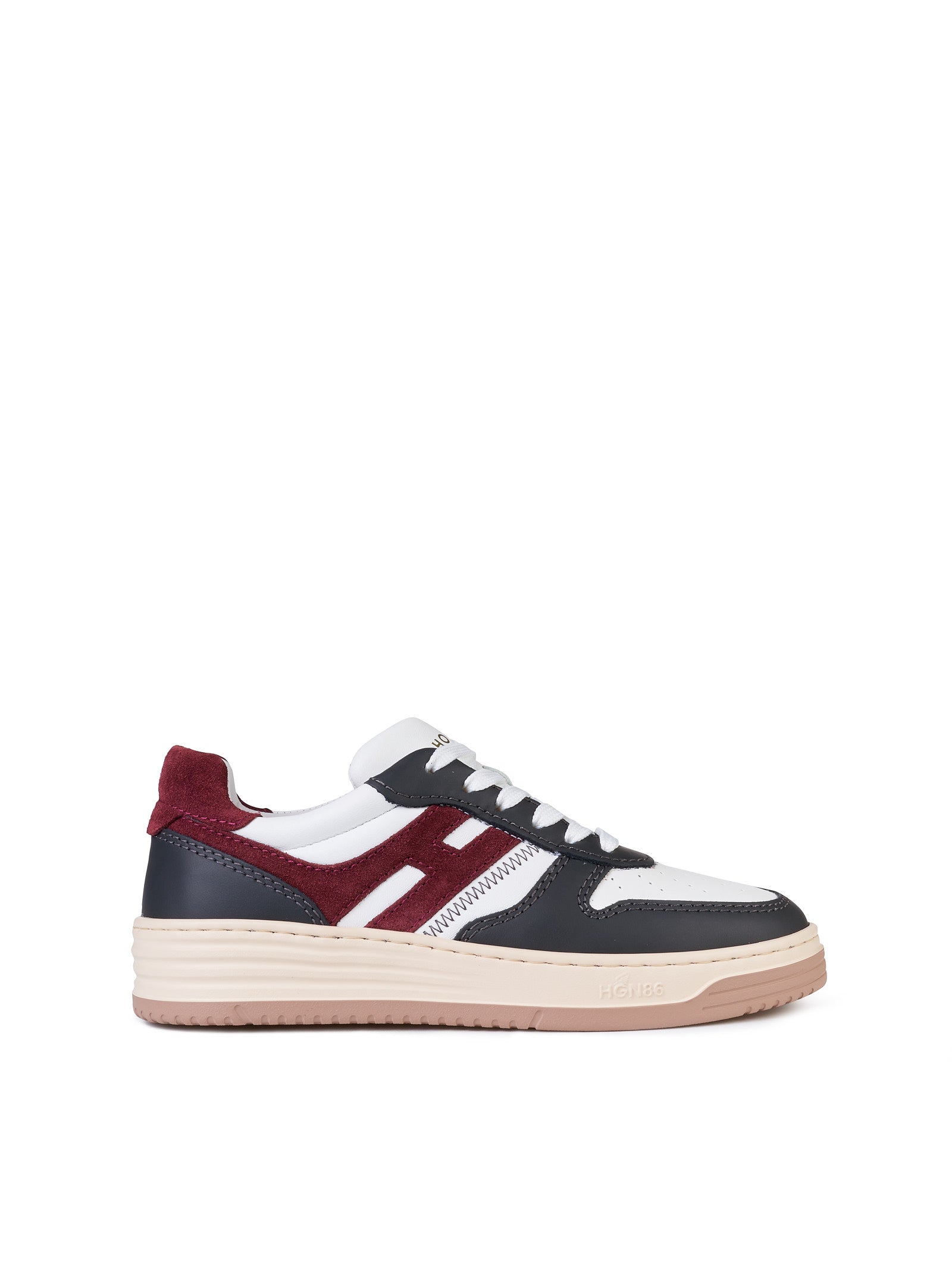 Sneaker HOGAN H630 basket
Bianco/grigio/bordo