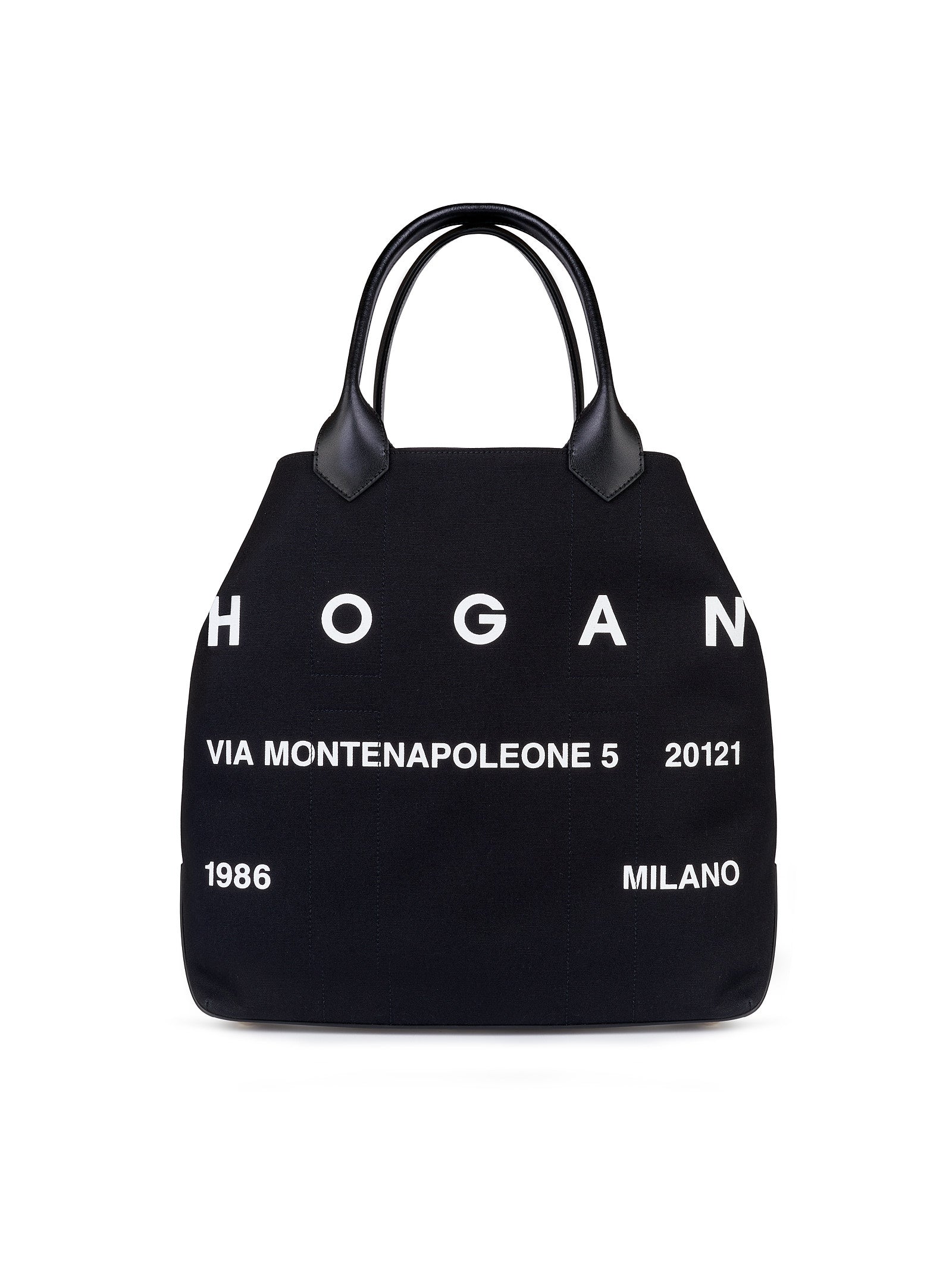 Borsa HOGAN Script canvas shopping
Nero