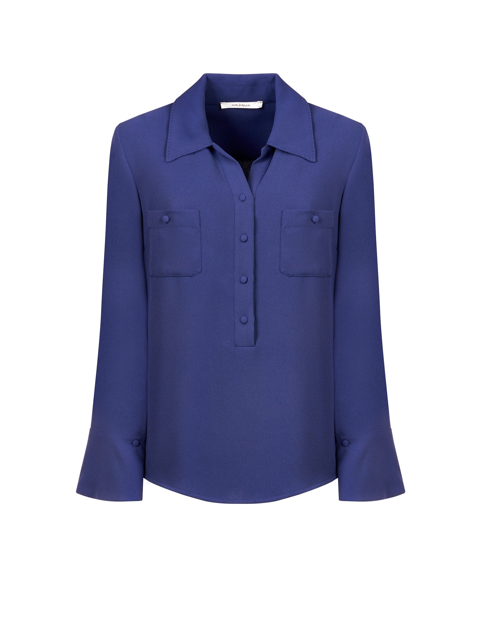 Camicia MALIPARMI Semi abbottonata sable'
Blu