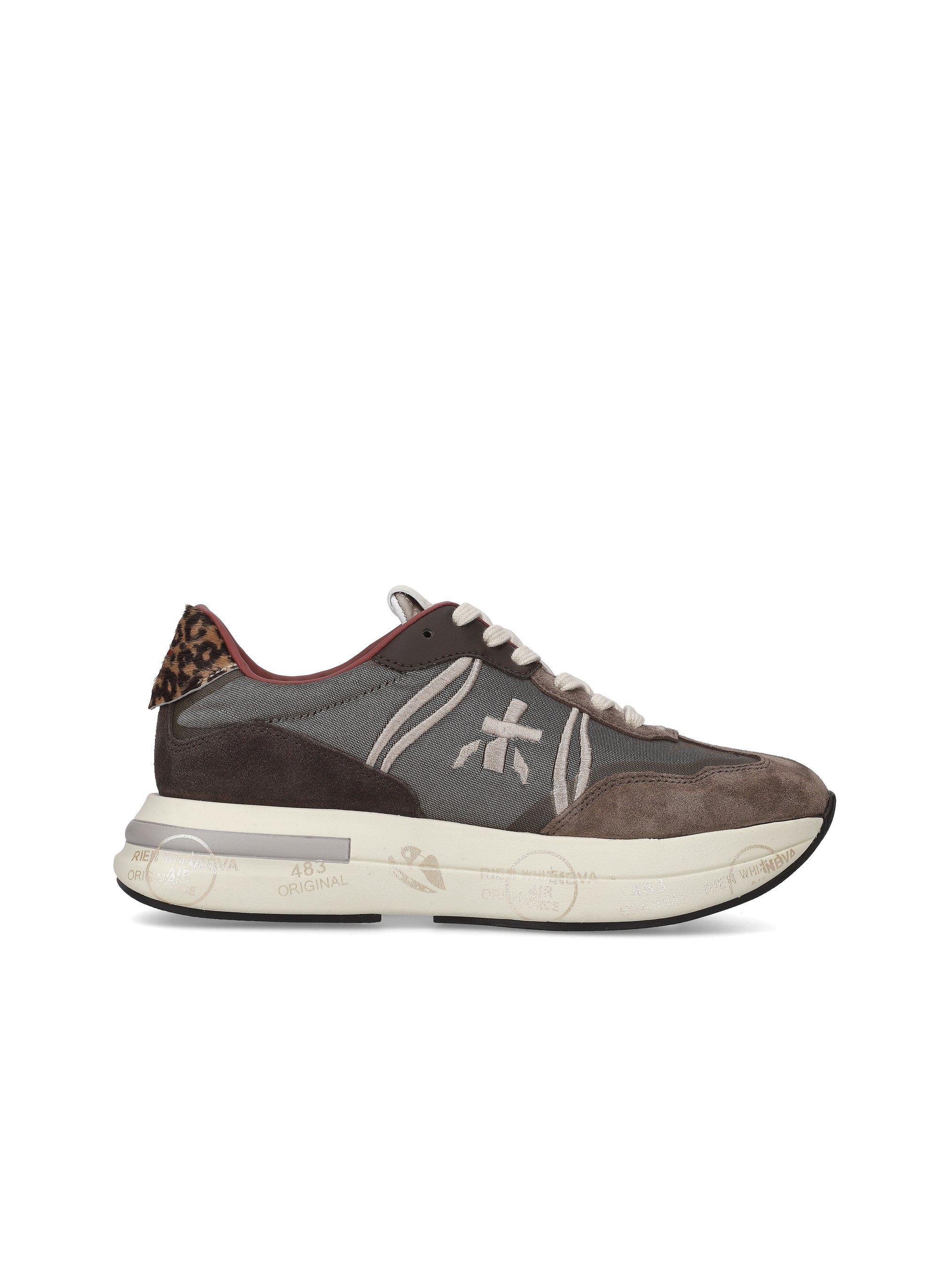 Sneaker PREMIATA Cassie leopardata
Marrone/tortora