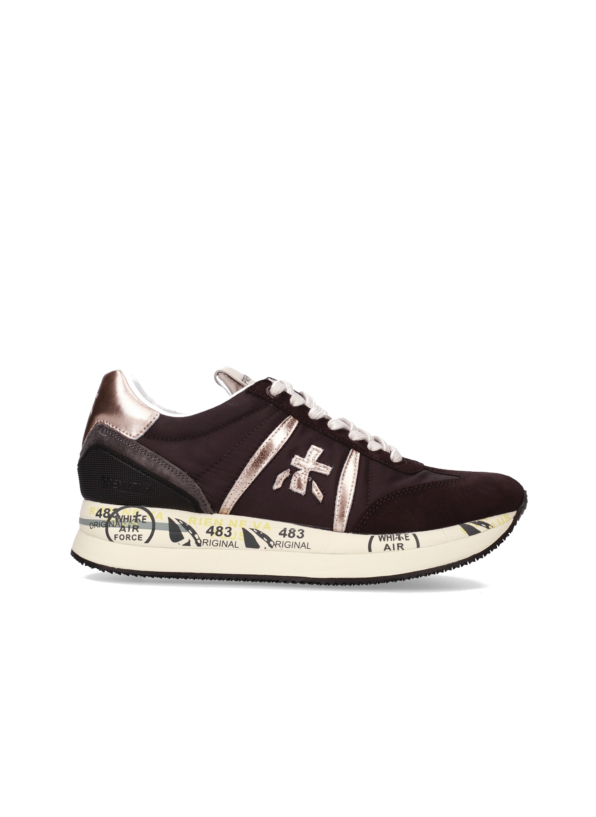 Sneaker PREMIATA Conny bimateriale
Marrone/bronzo