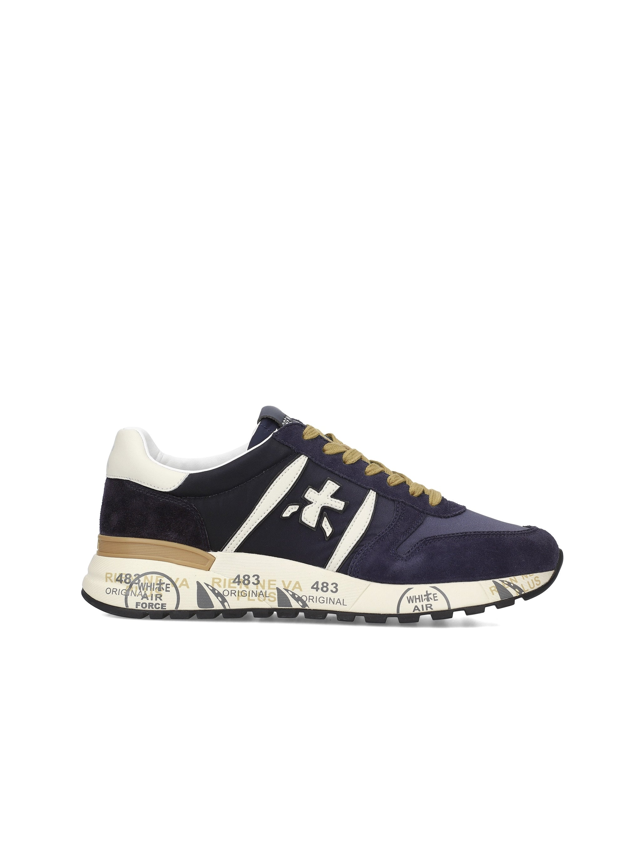 Sneaker PREMIATA Lander bimateriale
Blu/giallo