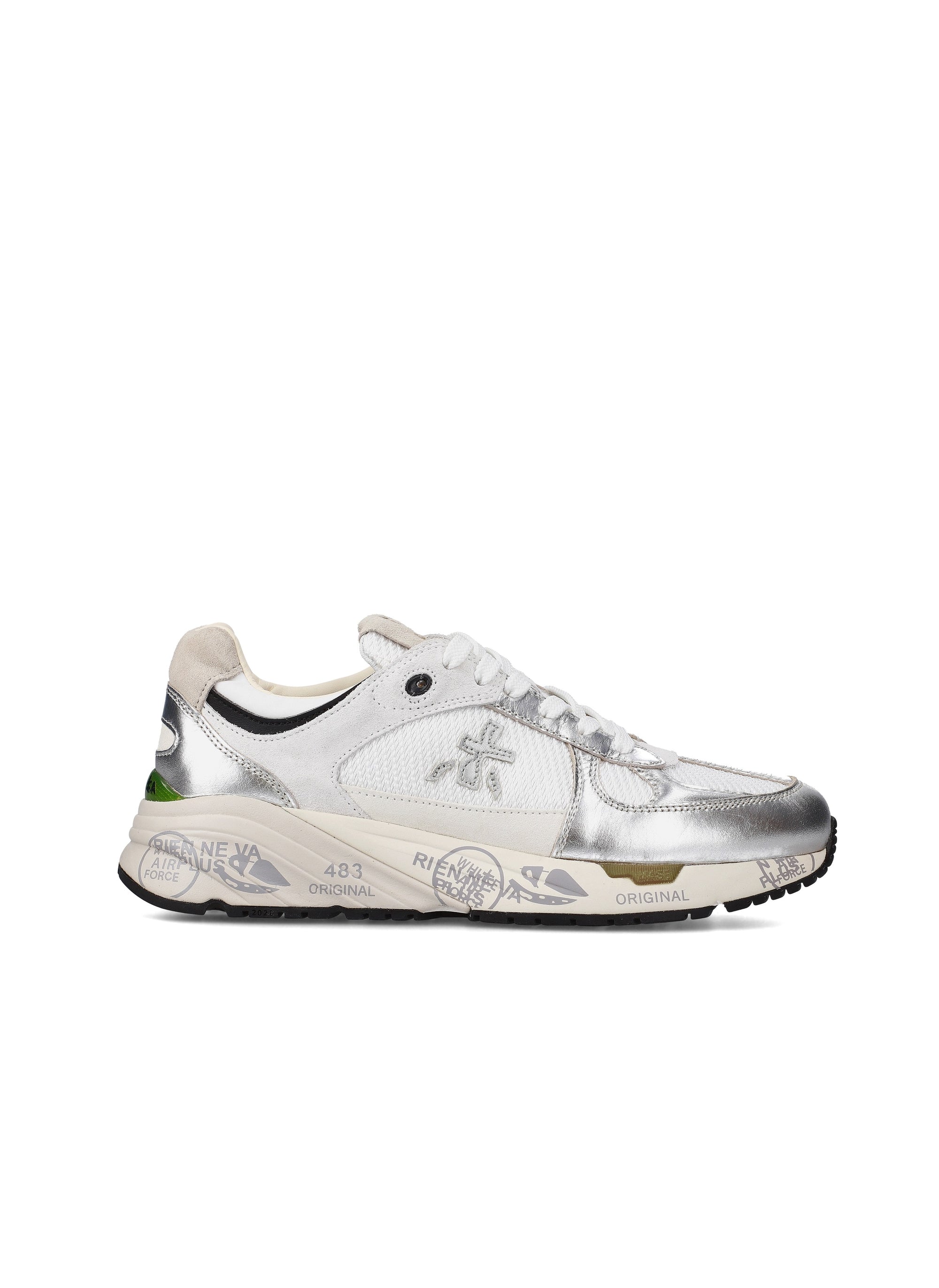 Sneaker PREMIATA Mased bimateriale
Bianco/argento