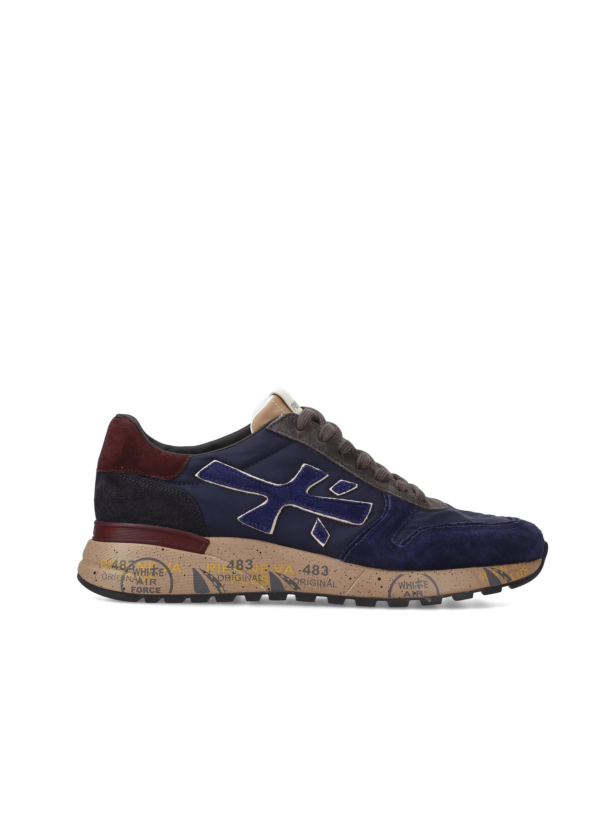 Sneaker PREMIATA Mick bimateriale
Blu/grigio/bordeaux