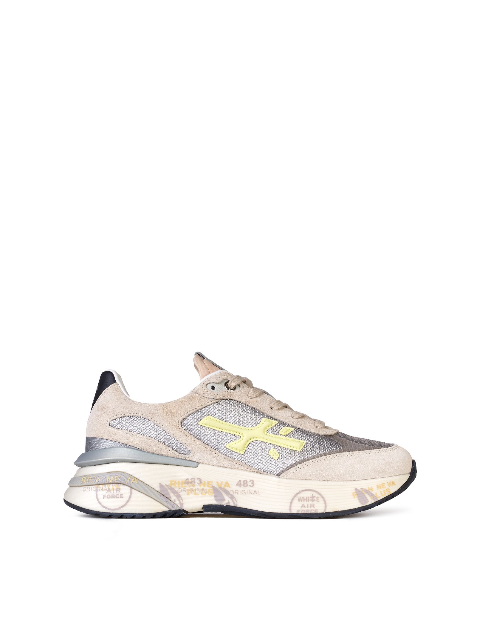 Sneaker PREMIATA Moerund bimateriale
Ghiaccio/argento