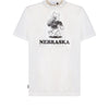 T-shirt SHOE Mezza manica stampa nebraska
Bianco