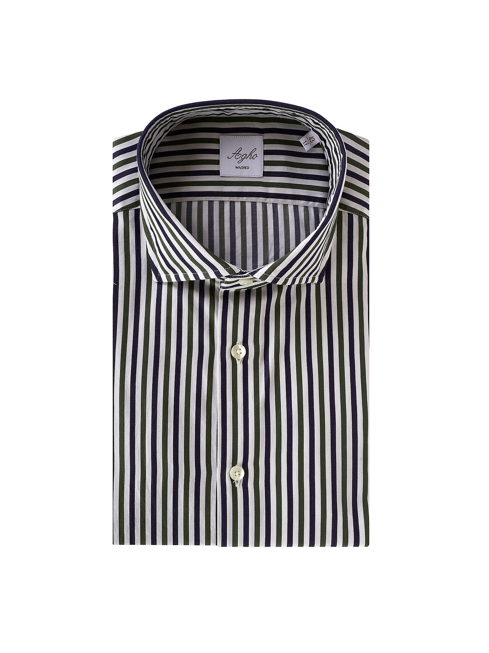 Camicia AGHO Cotone stone
Blu/verde