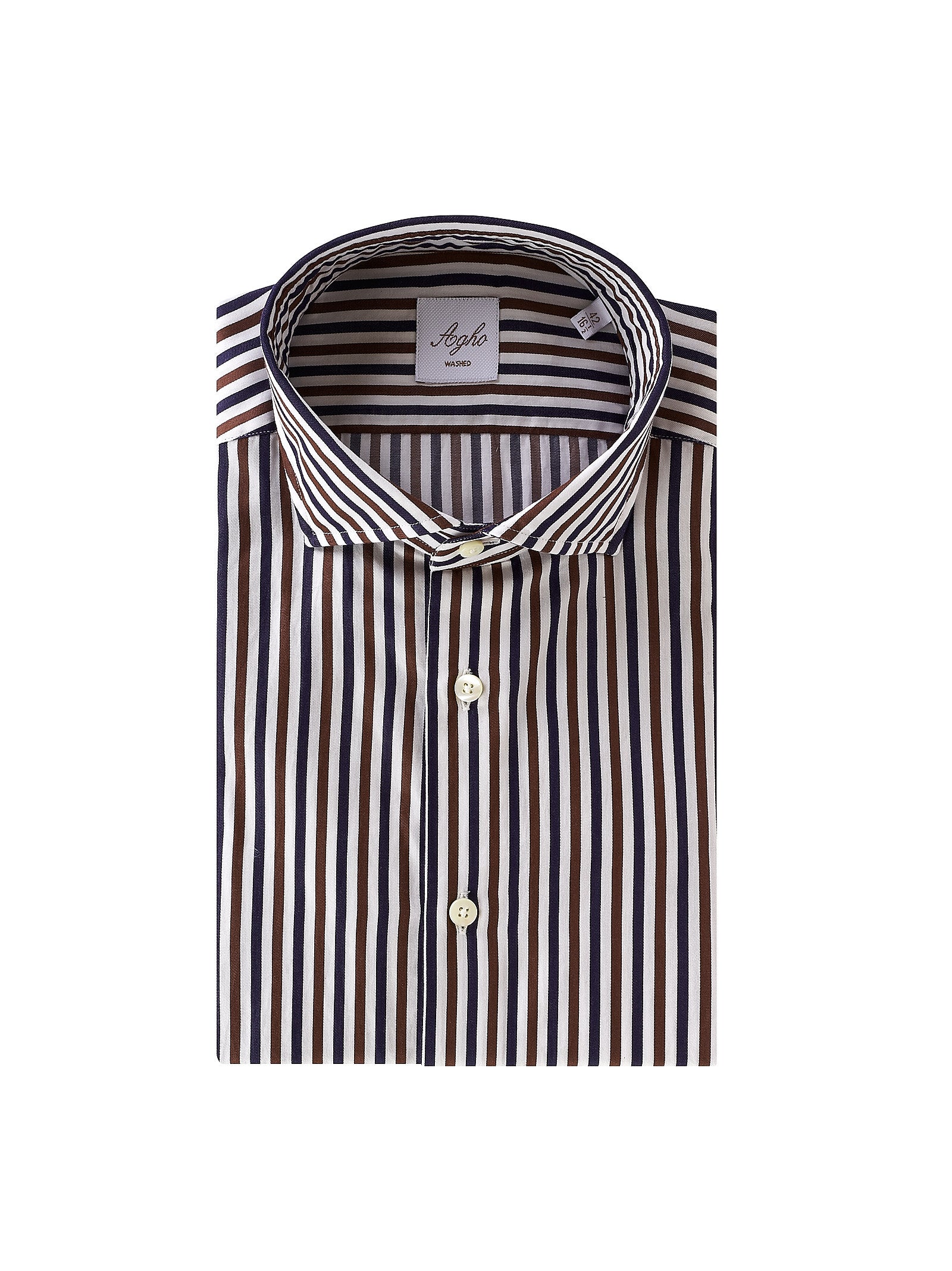 Camicia AGHO Cotone stone
Blu/t.moro