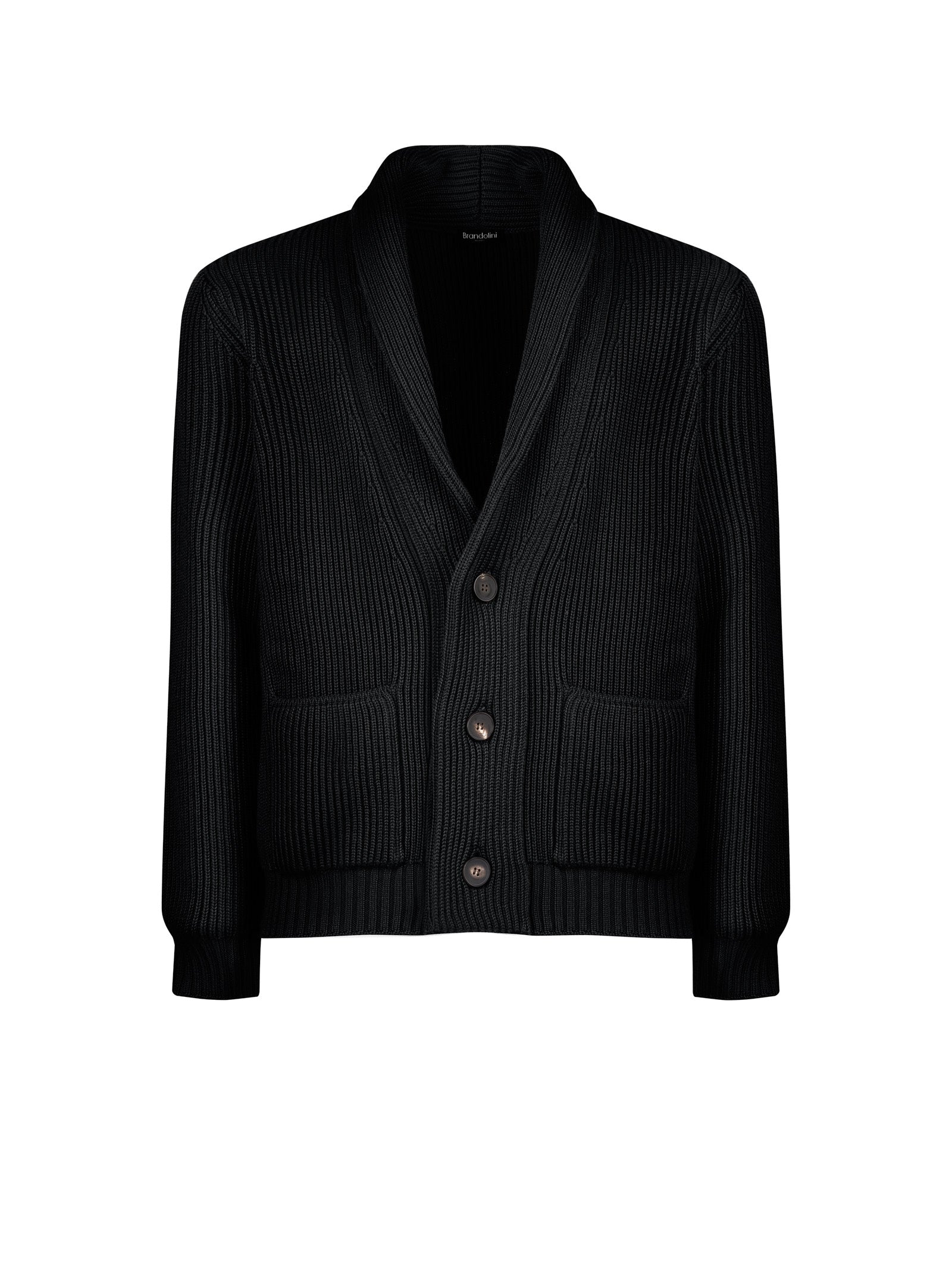 Maglia BRANDOLINI Cardigan sciallato
Nero