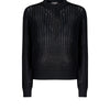 Maglia BRANDOLINI Girocollo ricamato traforato
Nero