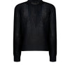 Maglia BRANDOLINI Girocollo ricamato traforato
Nero