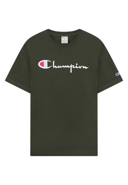 T-shirt CHAMPION Mezza manica logata
Verde militare
