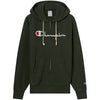 Felpa CHAMPION Cappuccio con zip e logo
Verde militare