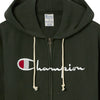 Felpa CHAMPION Cappuccio con zip e logo
Verde militare