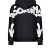 Felpa DISCLAIMER Con cappuccio e zip
Nero