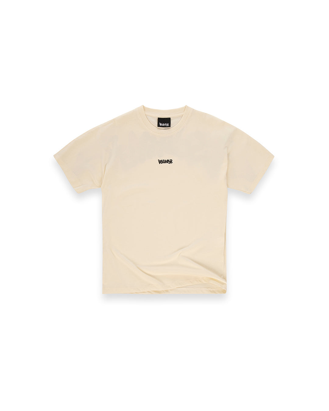 T-shirt DISCLAIMER Mezza manica stampa
Panna