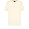 T-shirt DISCLAIMER Mezza manica stampa logo
Panna