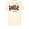 T-shirt DISCLAIMER Mezza manica stampa logo
Panna