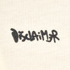 T-shirt DISCLAIMER Mezza manica stampa logo
Panna