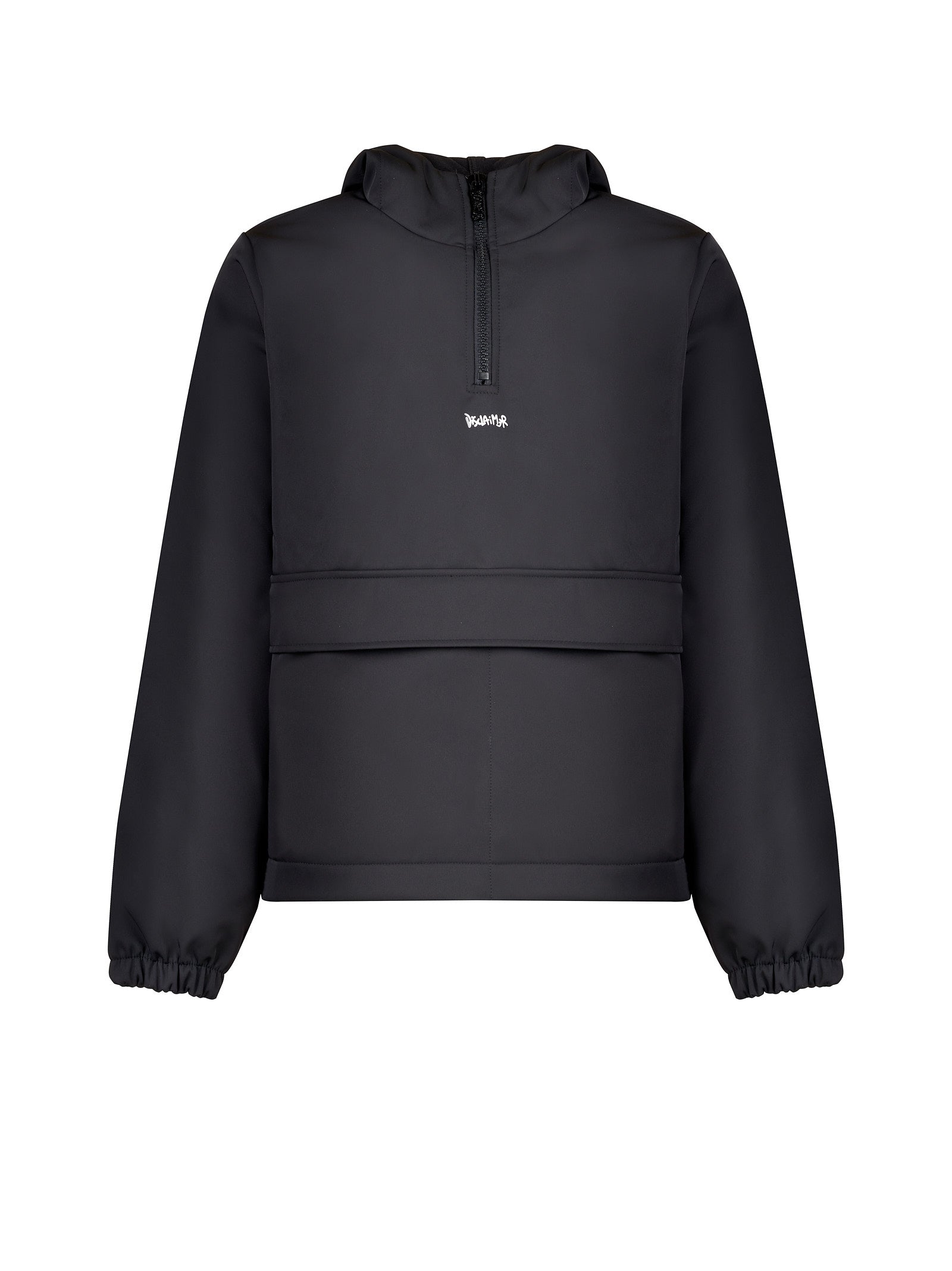Giubbotto DISCLAIMER Mezza zip e cappuccio
Nero