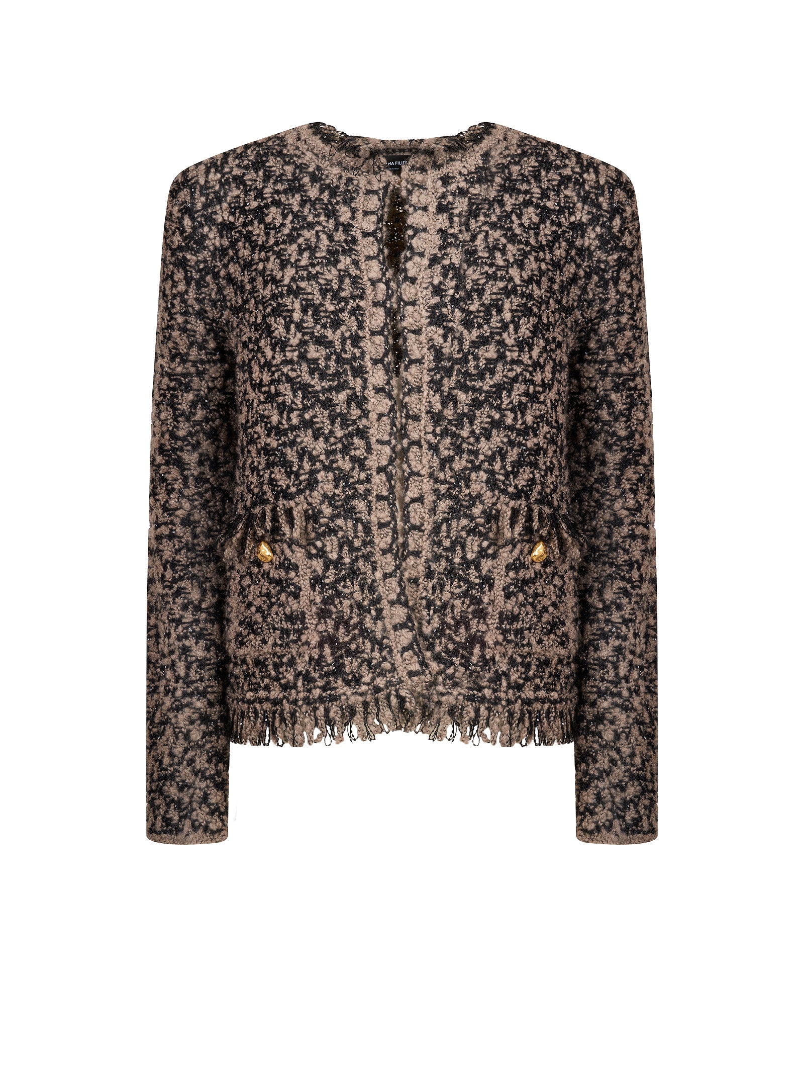 Maglia FABIANA FILIPPI Cardigan bouclè
Nero/sabbia