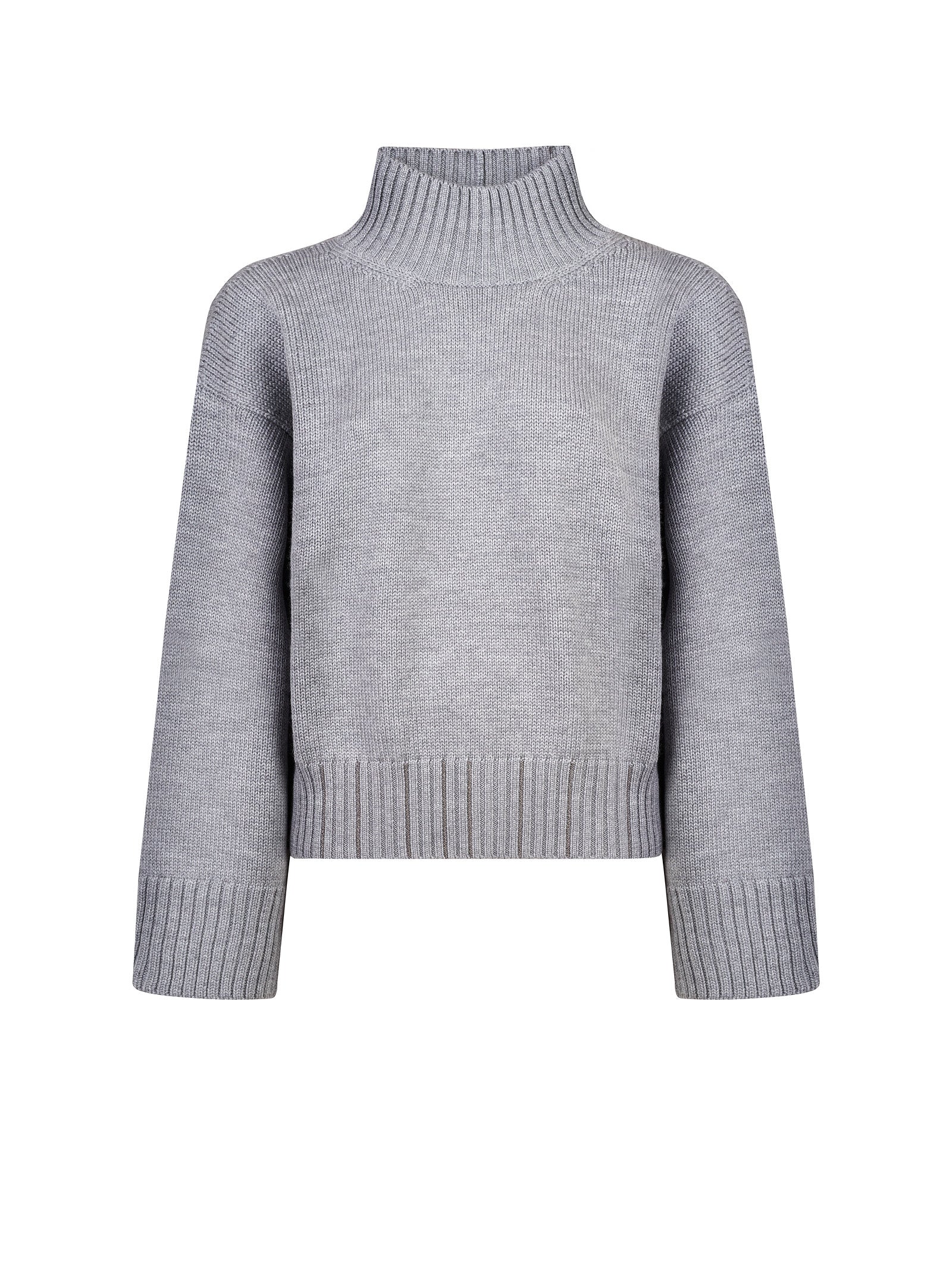 Maglia FABIANA FILIPPI Lupetto fondo diamante
Grigio