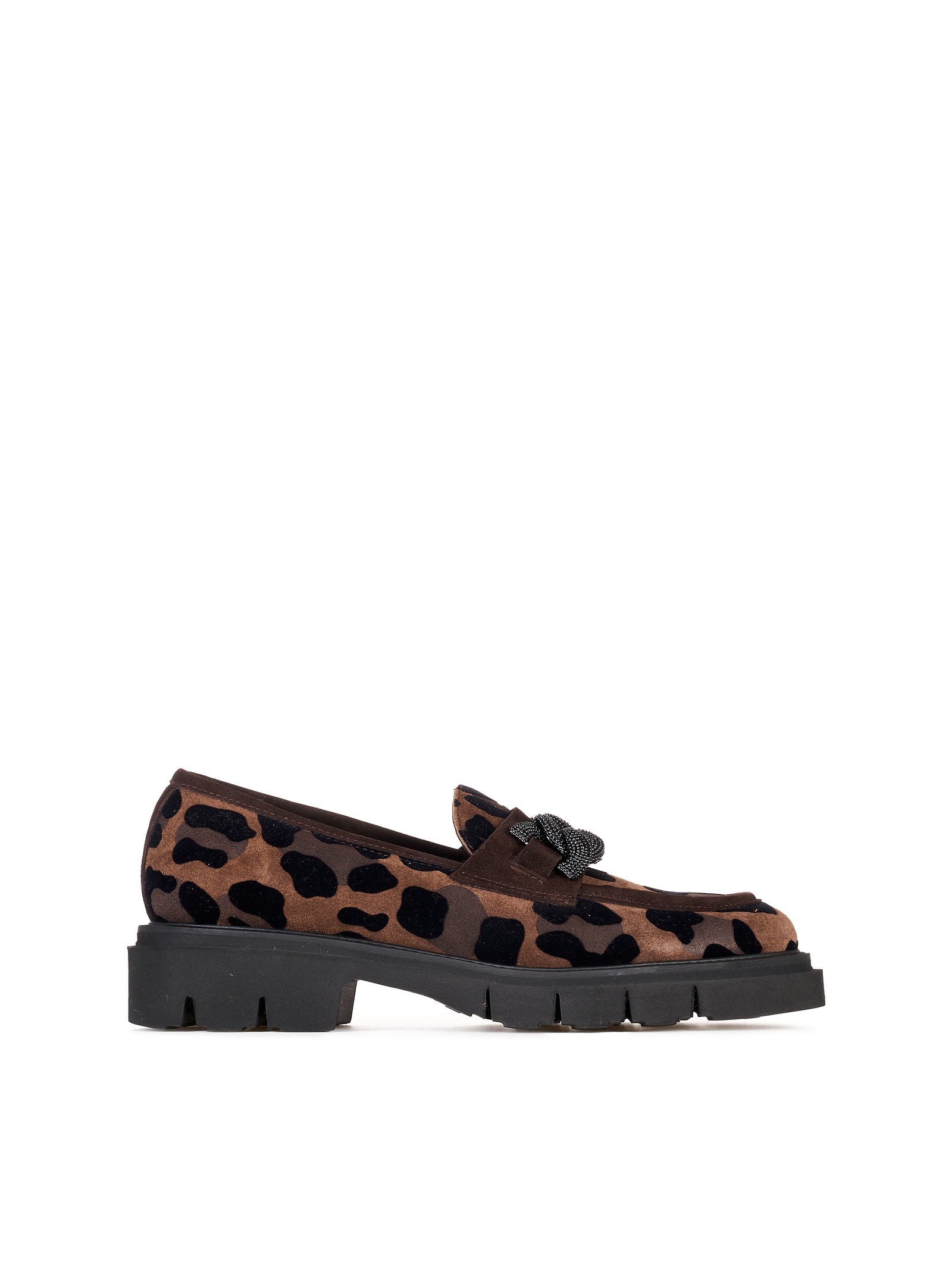 Mocassini LUCA GROSSI Leopardato con accessorio
Marrone/nero