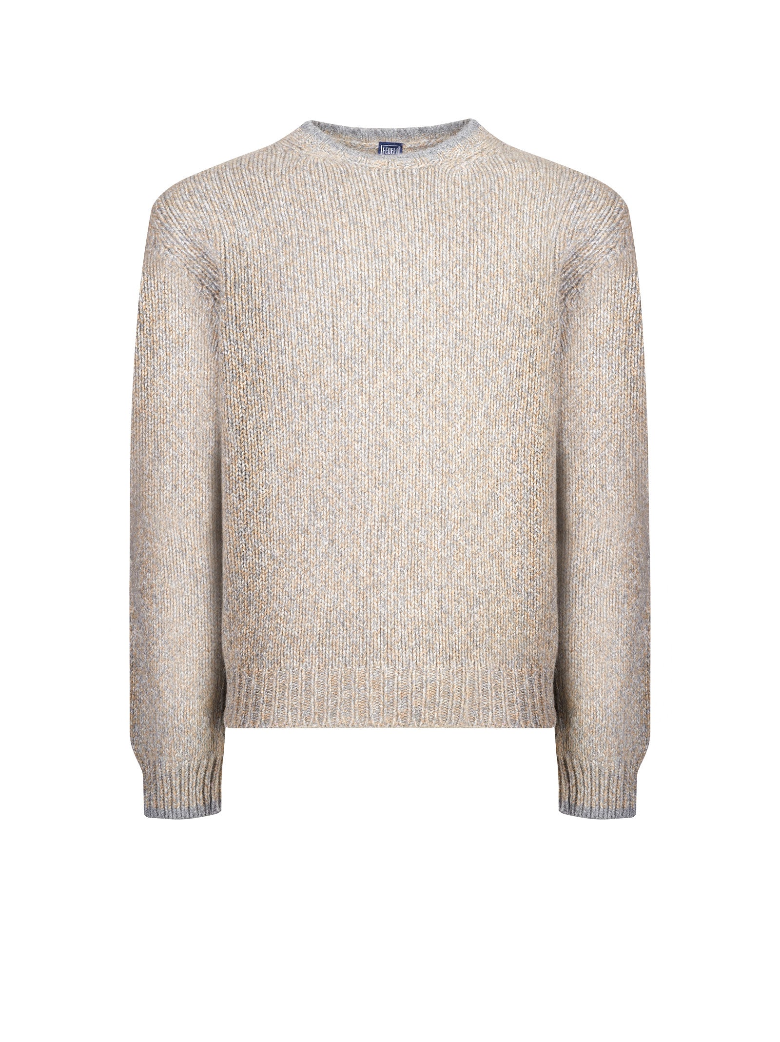 Maglia LUIGI FEDELI Girocollo melange
Grigio/beige