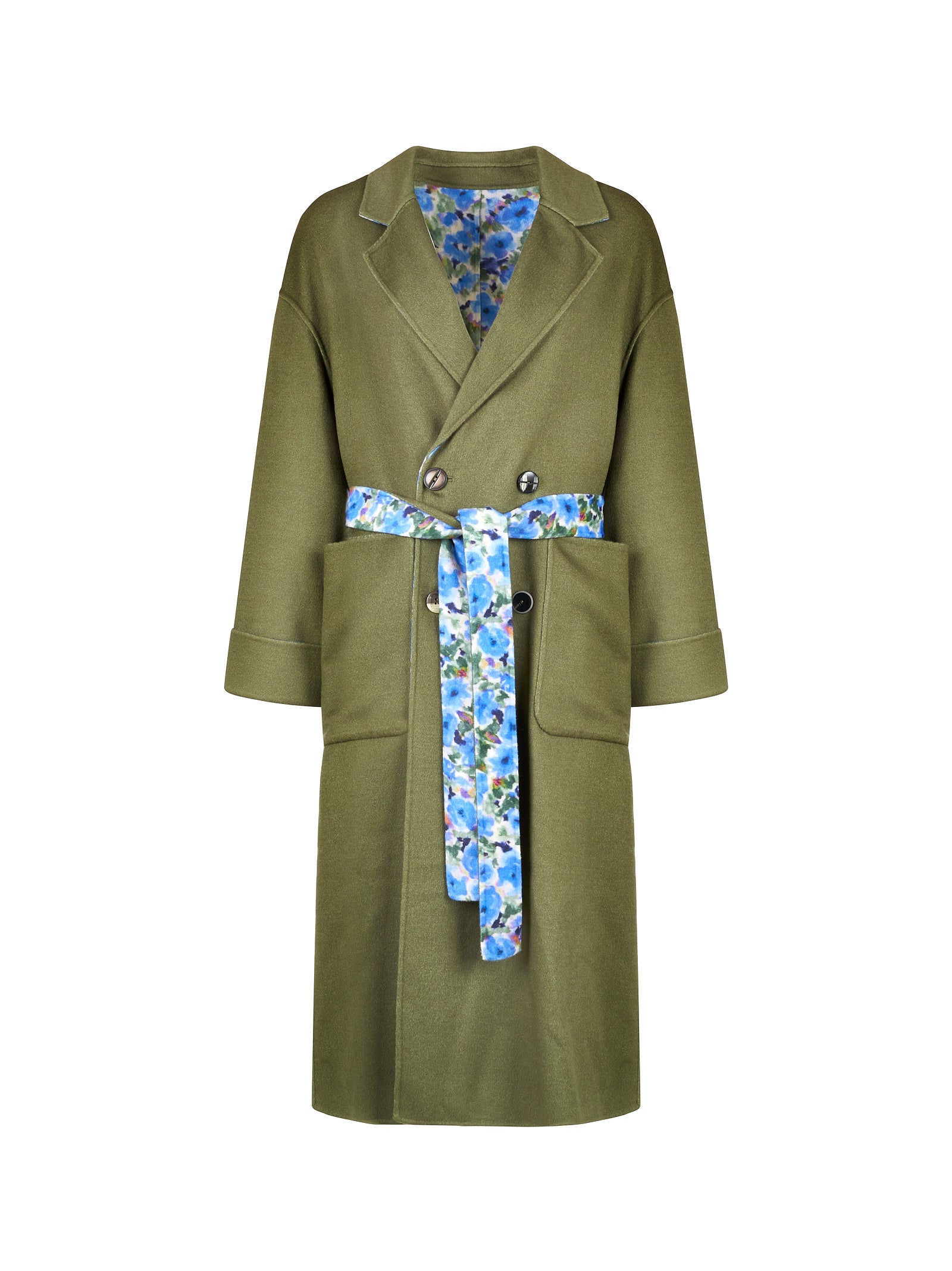 Cappotto MALIPARMI Doppio petto reversibile
Verde