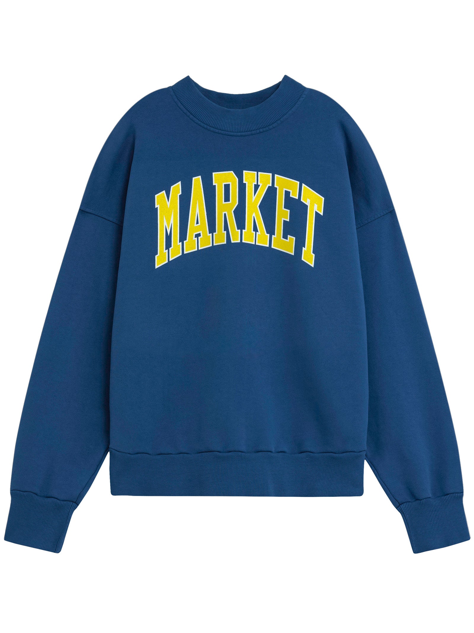 Felpa MARKET Girocollo stampata
Azzurro