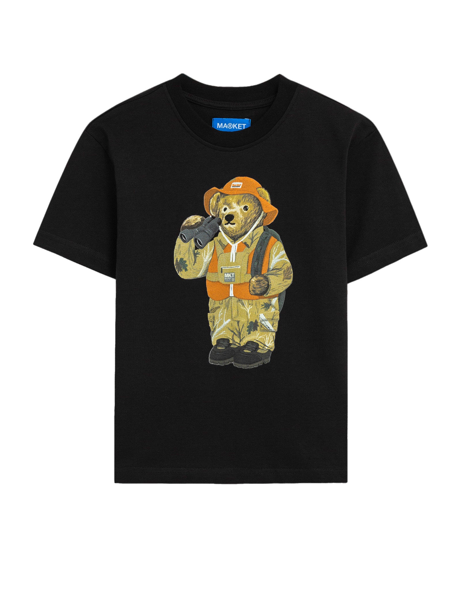 T-shirt MARKET Girocollo stampata
Nero