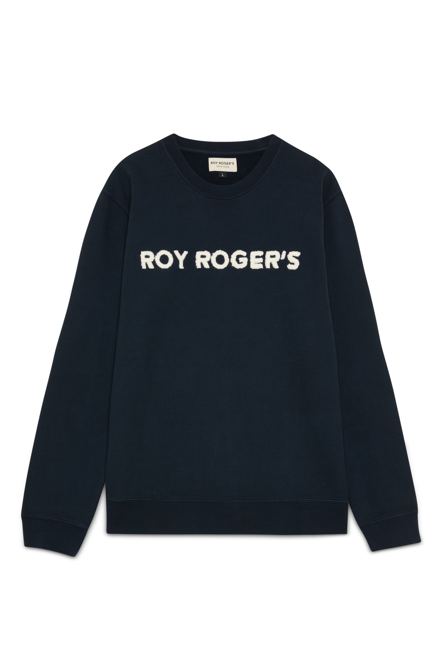 Felpa ROY ROGER'S Girocollo logo
Blu