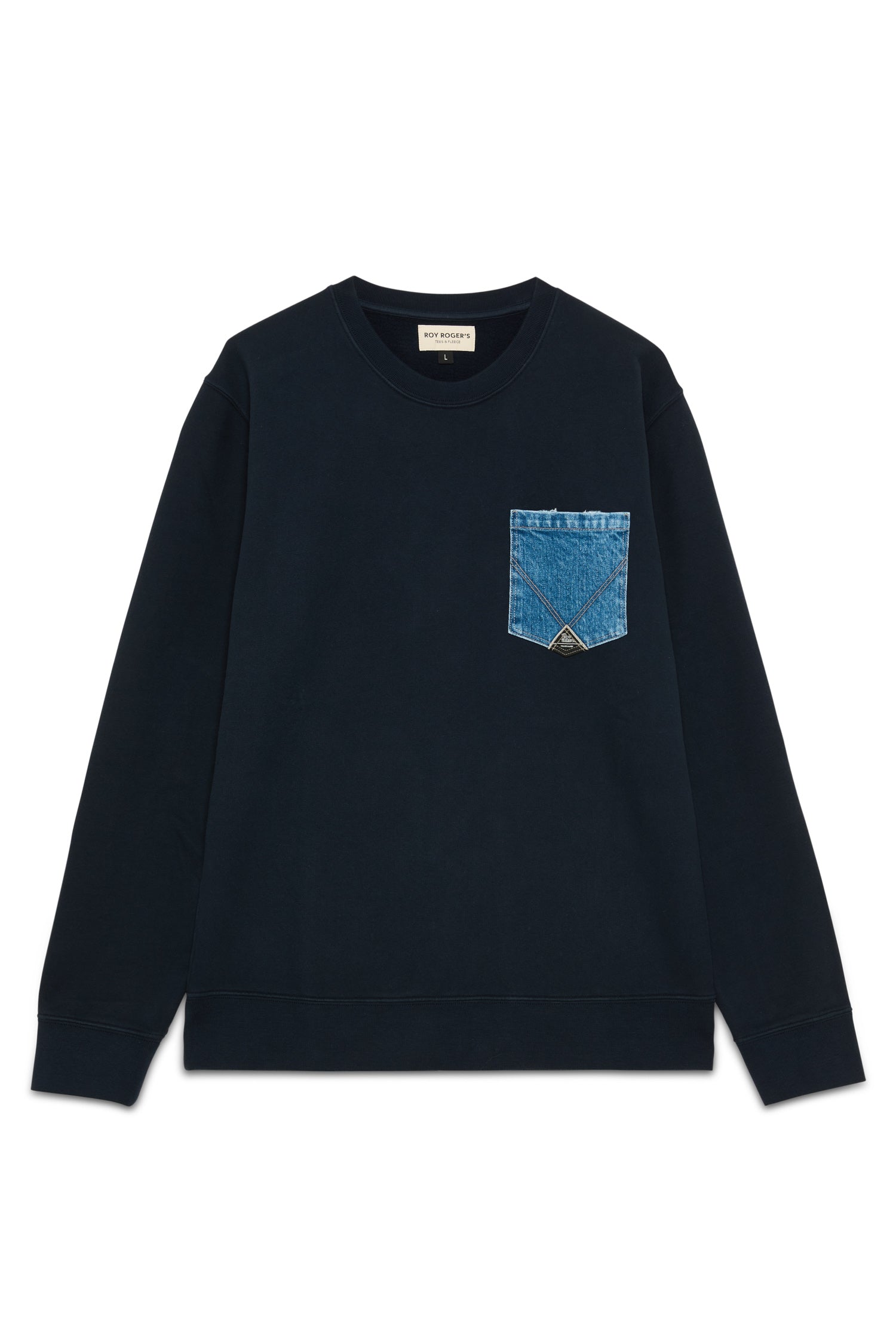 Felpa ROY ROGER'S Girocollo con taschino
Blu