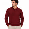 Maglia BRANDOLINI Polo skipper lavorata
Rubino