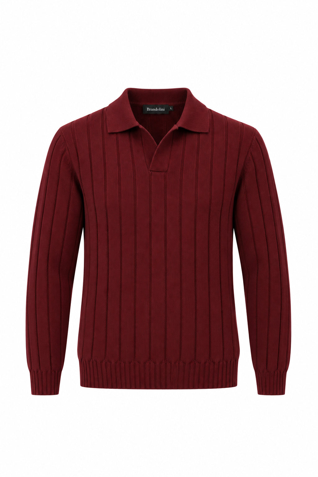 Maglia BRANDOLINI Polo skipper lavorata
Rubino