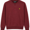 Felpa LYLE & SCOTT Girocollo logo
Bordeau