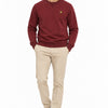 Felpa LYLE & SCOTT Girocollo logo
Bordeau