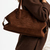 Borsa THEMOIRE Talla trank medium suede croco
Marrone