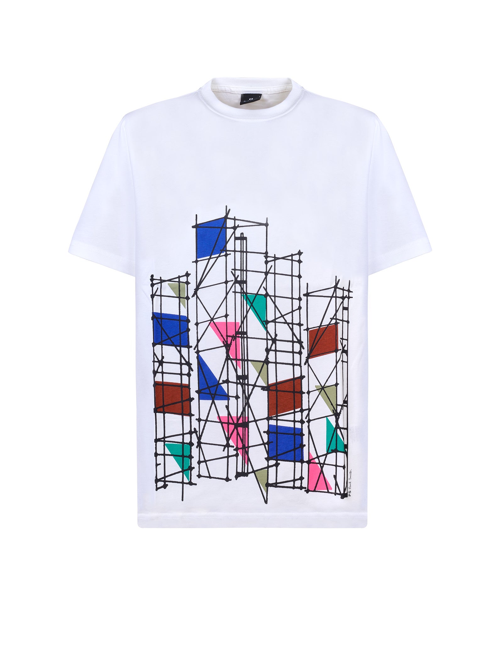 T-shirt PAUL SMITH Mezza manica scaffold
Bianco