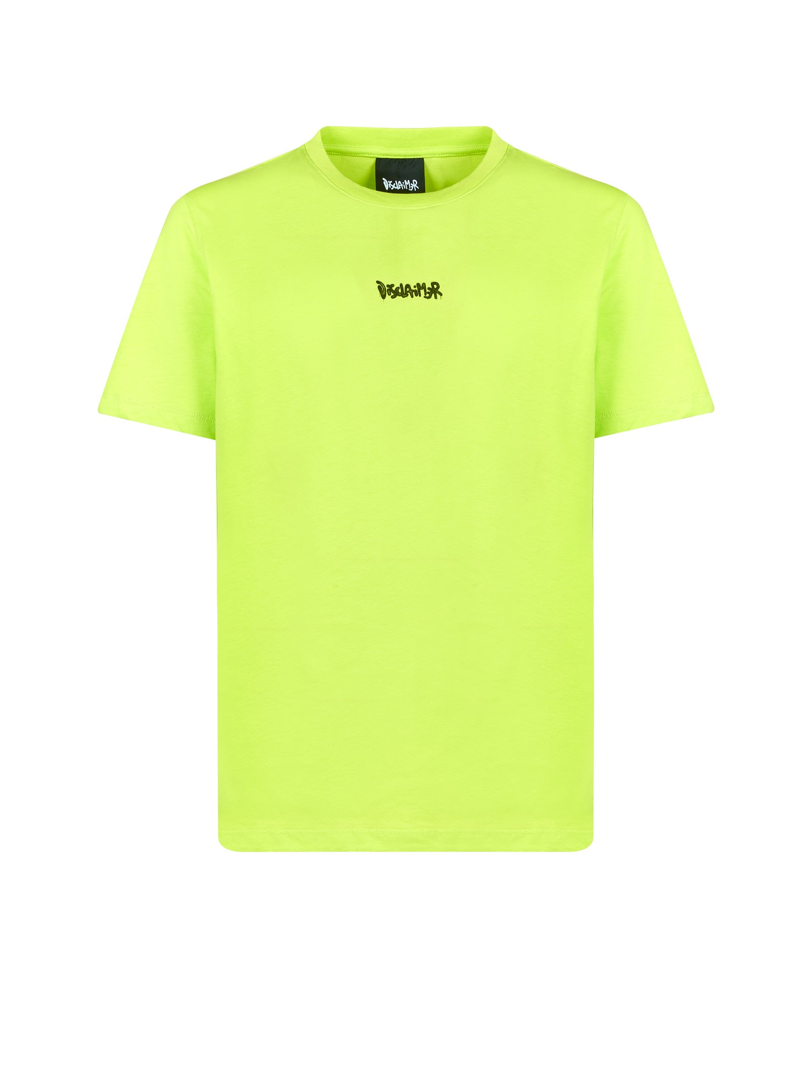 T-shirt DISCLAIMER Stampata
Lime