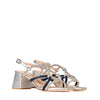 Sandalo PASQUINI Con strass tacco 50
Argento/blu