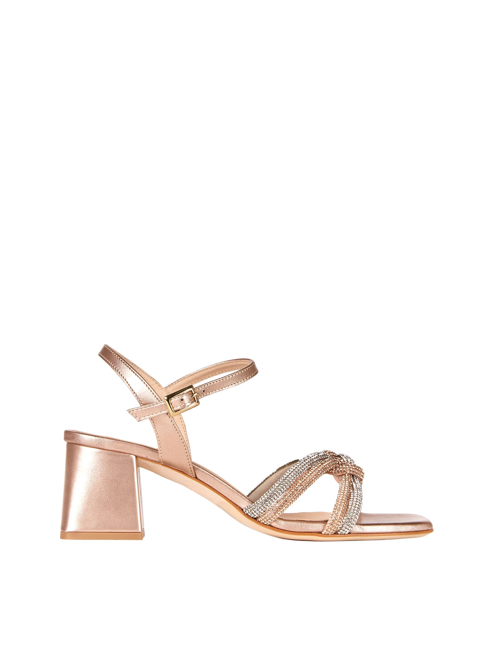 Sandalo PASQUINI Con strass tacco 50
Oro/argento