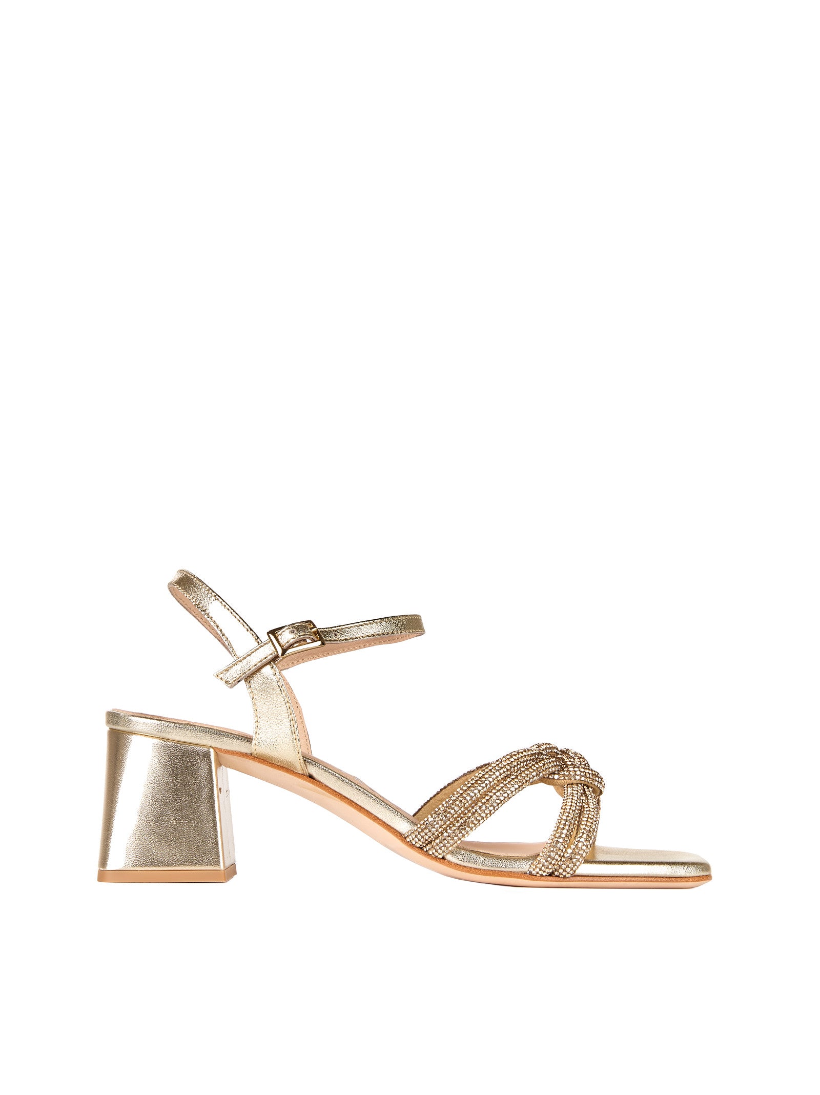 Sandalo PASQUINI Con strass tacco 50
Platino