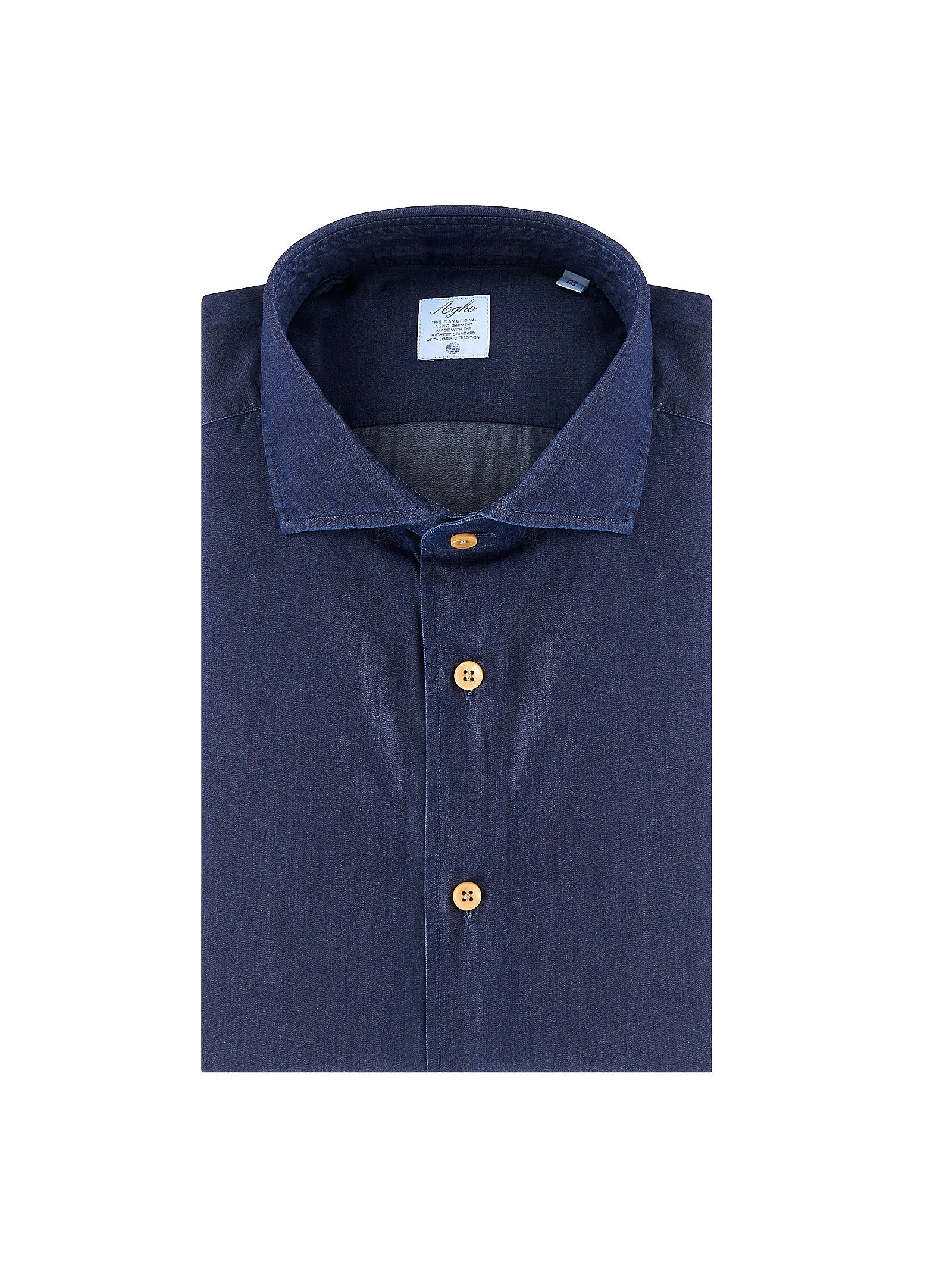 Camicia AGHO Collo francese denim
Blu