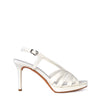 Sandalo ALBANO Tacco 70 con plateau
Bianco seta